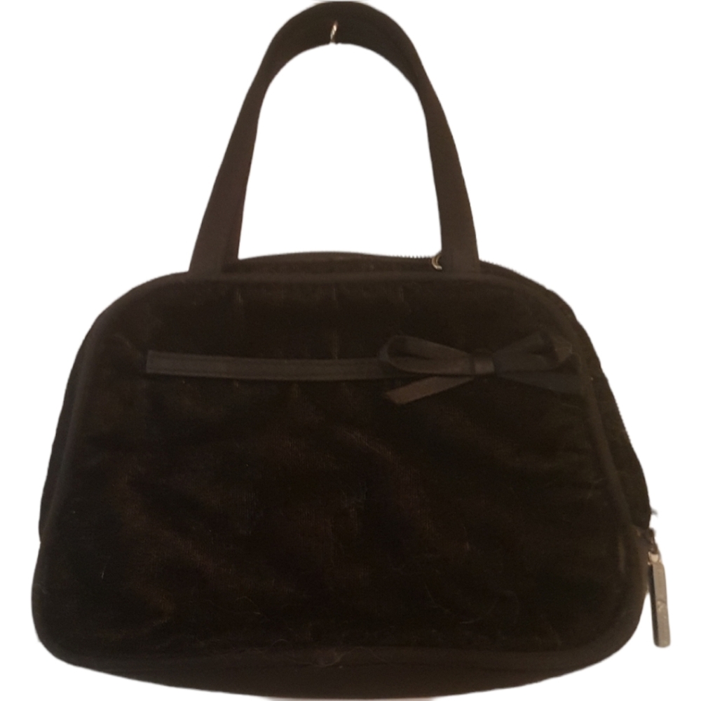 👛 Frankie & Johnnie Black Velvet Bow Purse